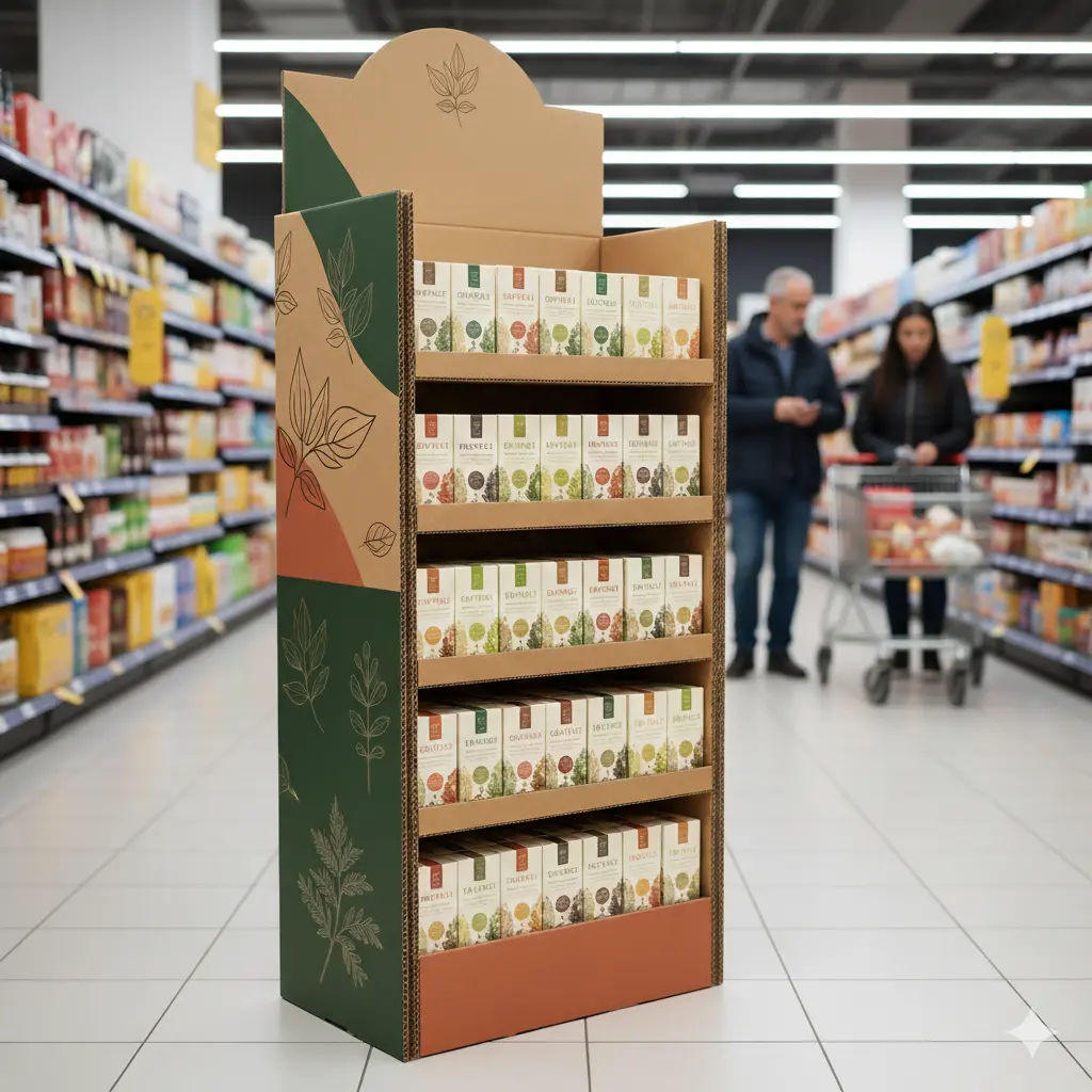 Imagem de um display de comunicação visual